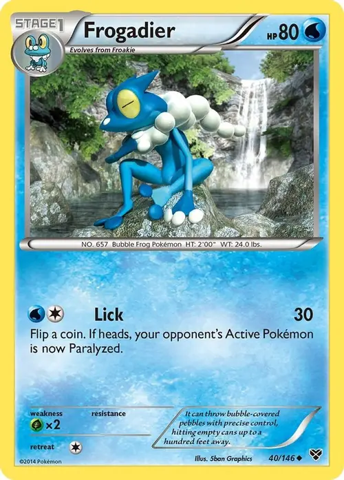 Frogadier card art