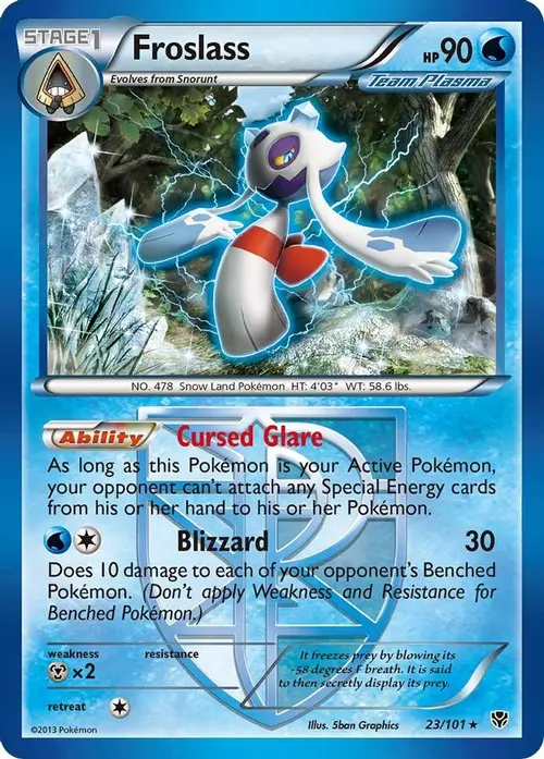 Froslass (Team Plasma) card art