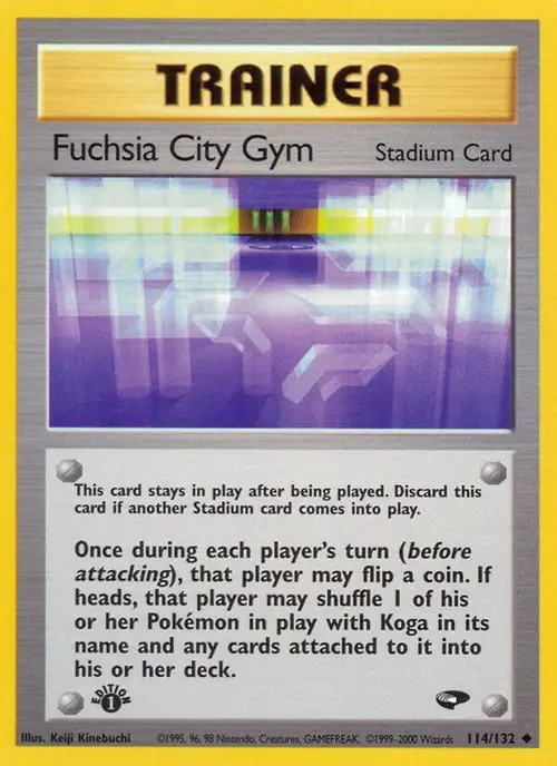 Fuchsia City Gym card art