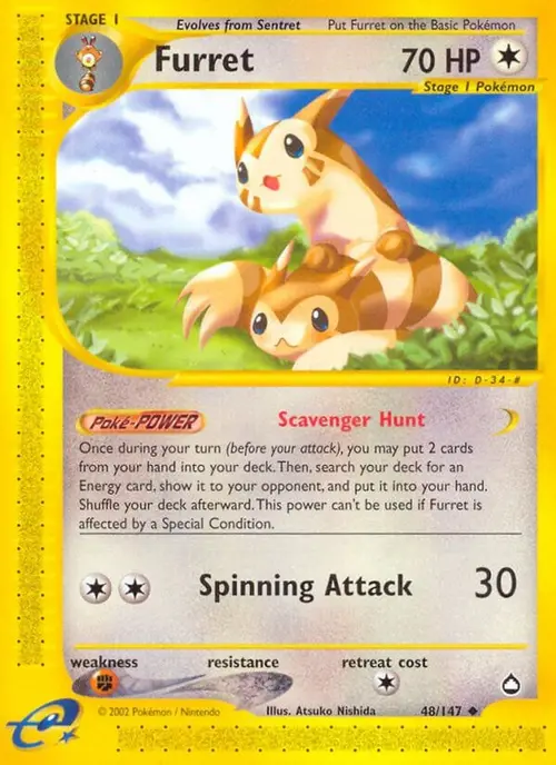 Furret card art