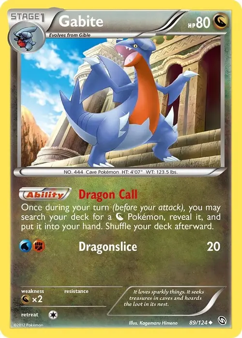 Gabite (89) card art