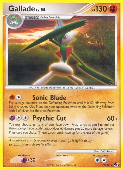 Gallade card art
