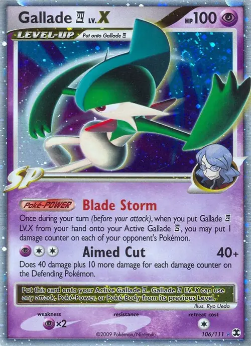 Gallade E4 Lv.X card art