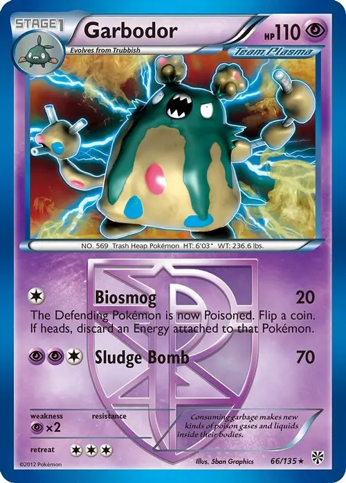 Garbodor (Team Plasma) (66) card art