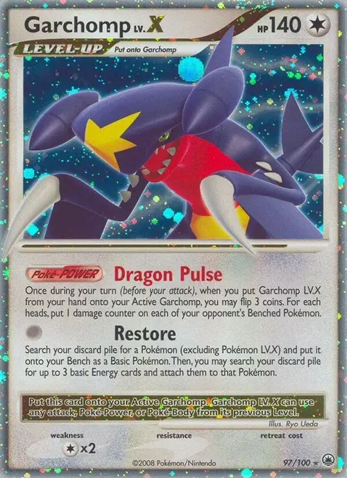 Garchomp LV.X card art