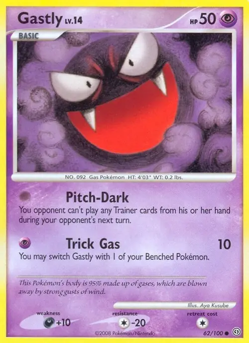 Gastly card art