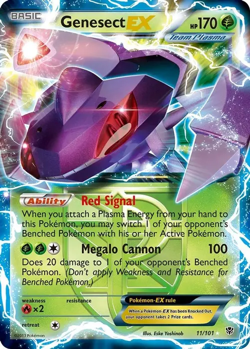 Genesect EX (Team Plasma) card art