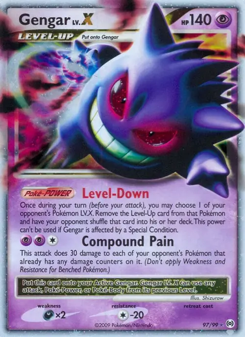 Gengar Lv.X card art