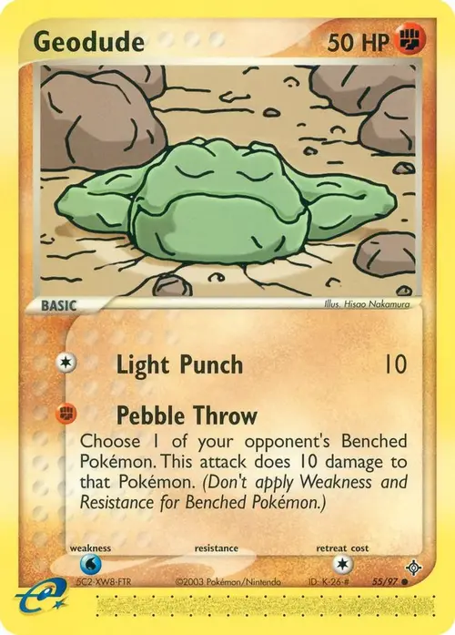 Geodude - 55/97 card art