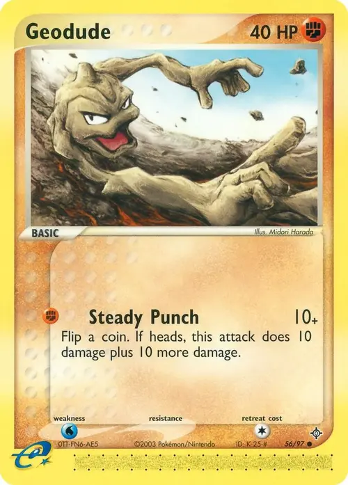 Geodude - 56/97 card art