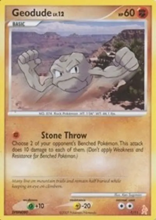 Geodude card art
