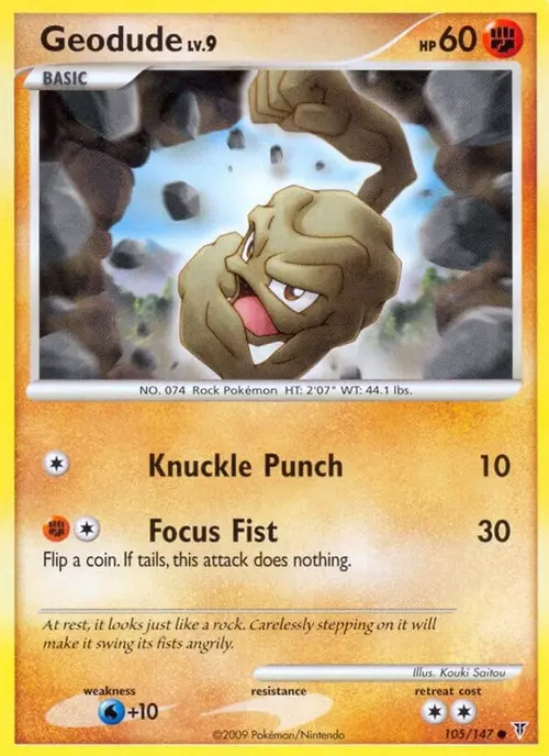 Geodude card art