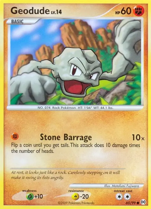 Geodude card art