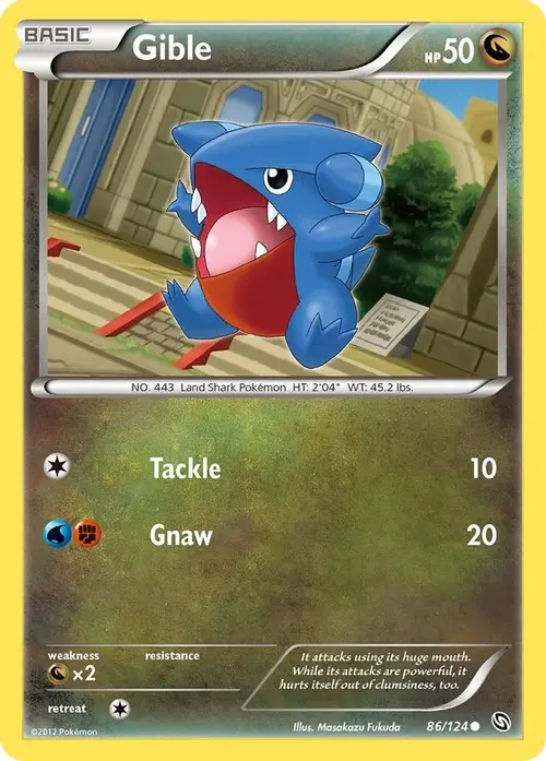 Gible (86) card art