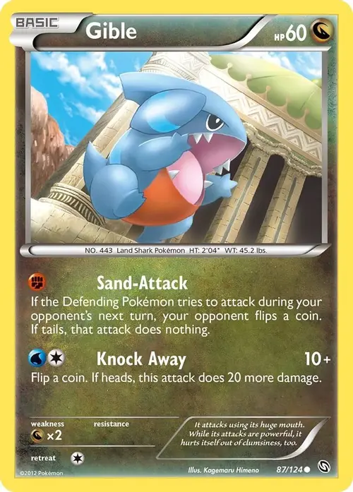 Gible (87) card art