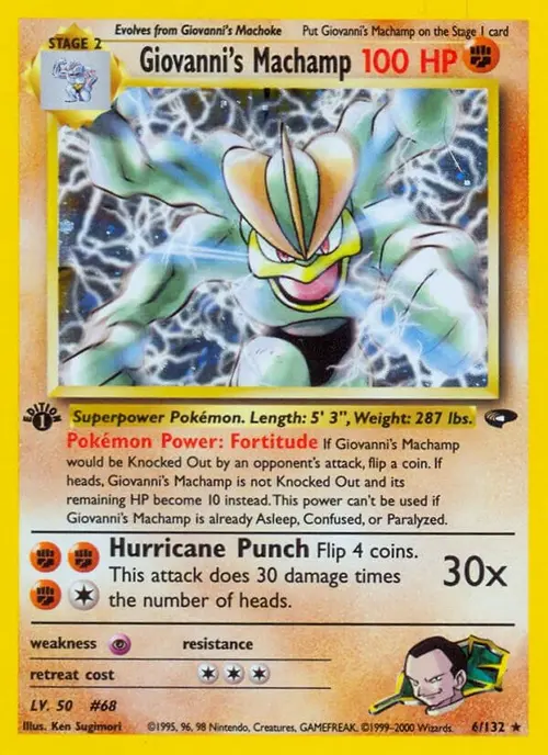 Giovanni's Machamp card art