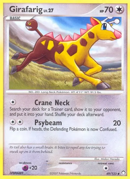 Girafarig card art