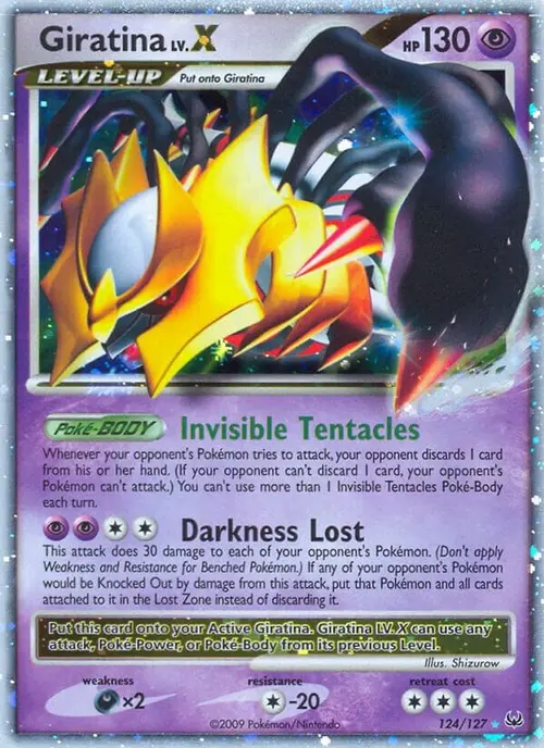 Giratina LV.X card art