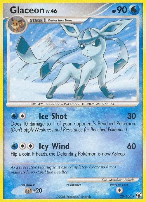 Glaceon (20) card art