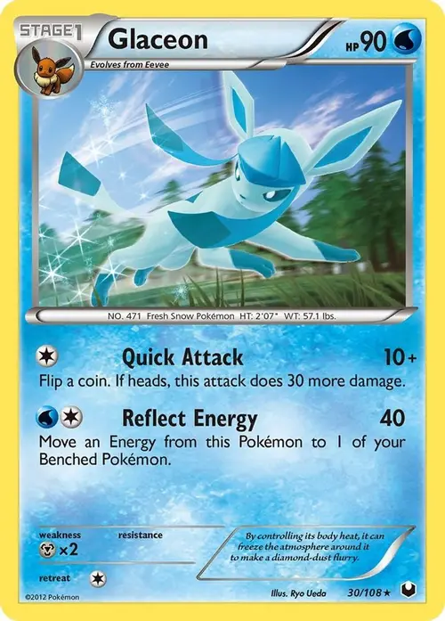 Glaceon card art