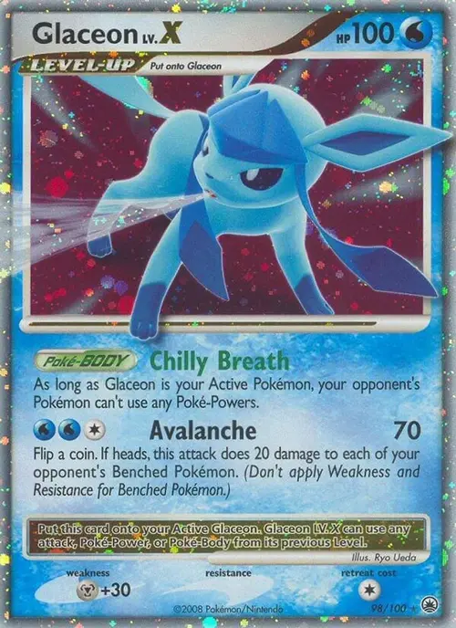 Glaceon LV.X card art