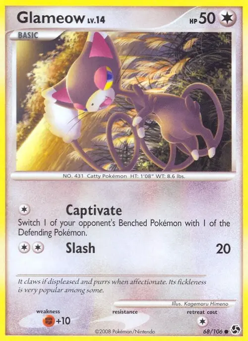 Glameow card art