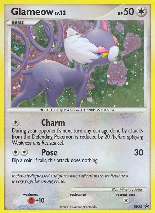Glameow - DP23 card art