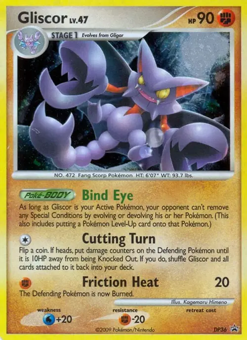 Gliscor - DP36 card art