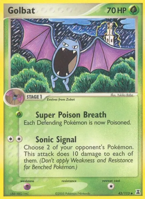 Golbat card art