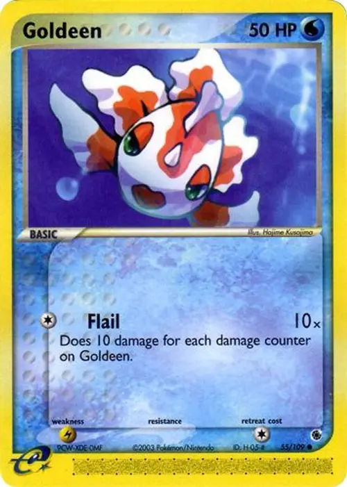 Goldeen card art
