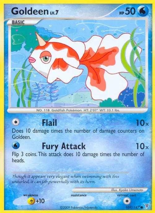 Goldeen card art