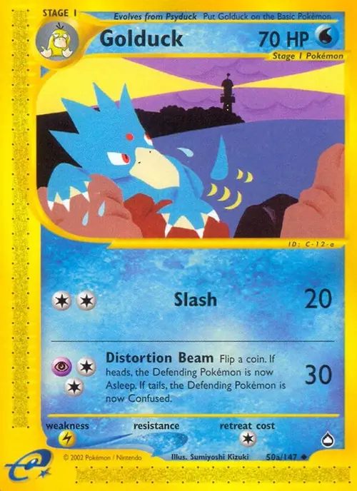 Golduck (50a) card art