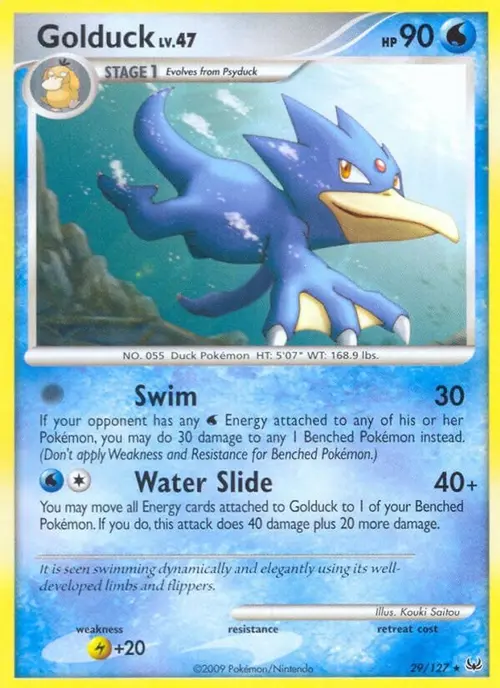 Golduck card art