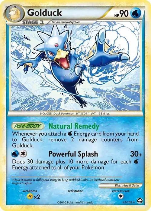 Golduck card art