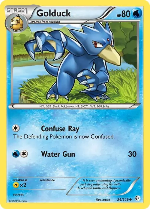 Golduck (34) card art