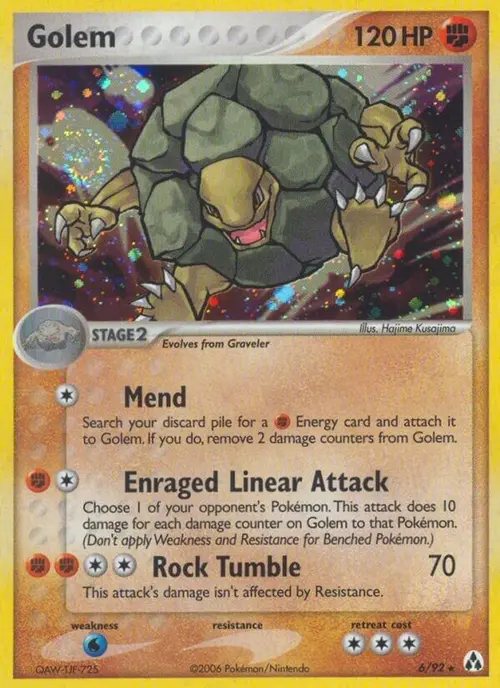 Golem card art