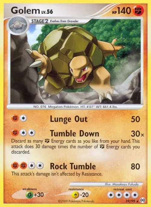 Golem card art