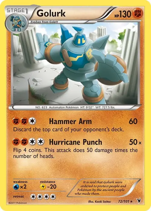 Golurk card art