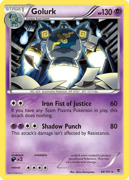Golurk card art