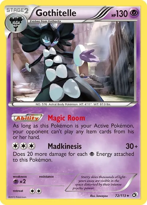 Gothitelle card art