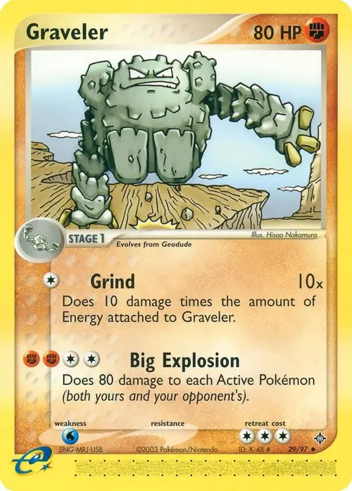 Graveler - 29/97 card art
