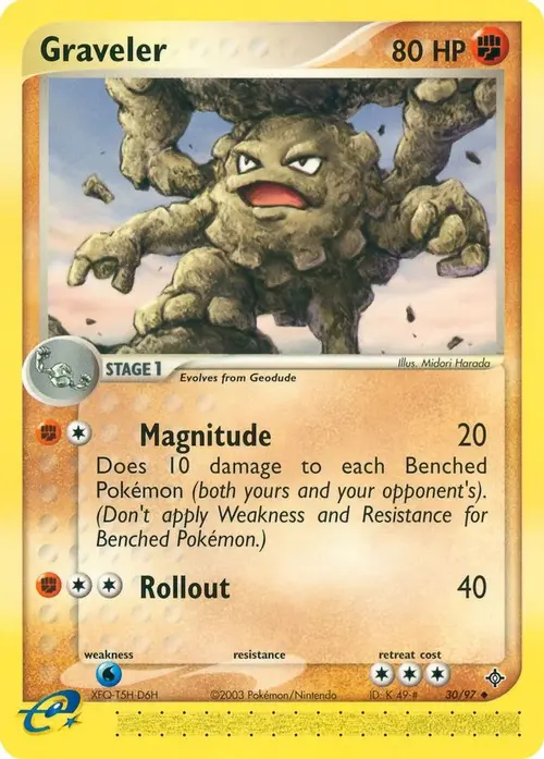 Graveler - 30/97 card art