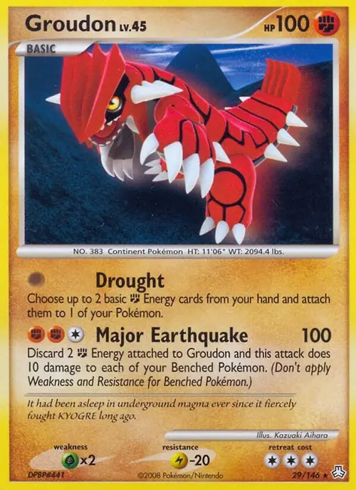 Groudon card art