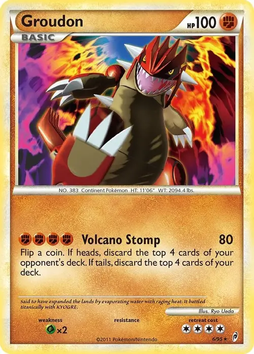 Groudon card art