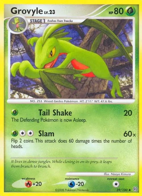 Grovyle card art