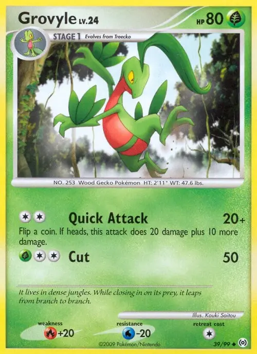 Grovyle (39) card art