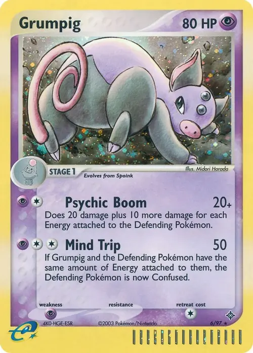 Grumpig card art