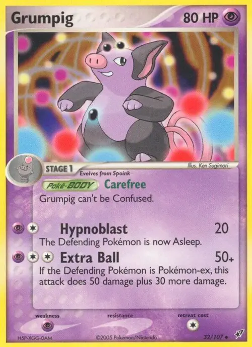 Grumpig card art