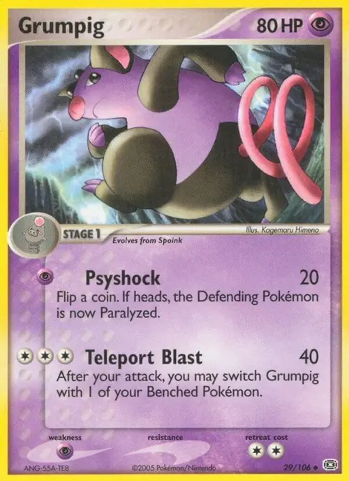 Grumpig - 029/106 card art