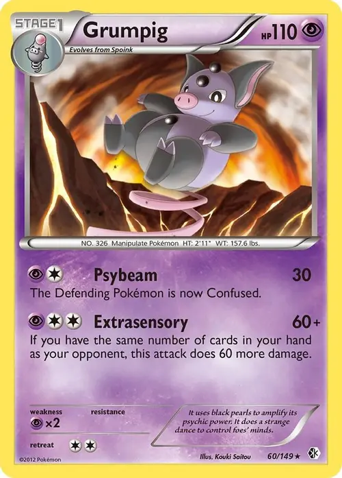 Grumpig card art